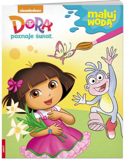 Dora poznaje świat Maluj wodą -  | okładka