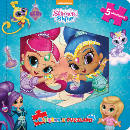 Shimmer & Shine Książka z puzzlami - | okładka