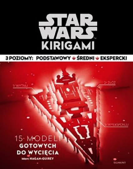 Star Wars Kirigami 3 poziomy: podstawowy, średni, ekspercki -  | okładka