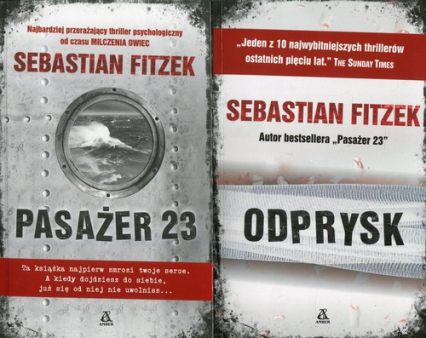 Pasażer 23 / Odprysk Pakiet - Sebastian Fitzek | okładka