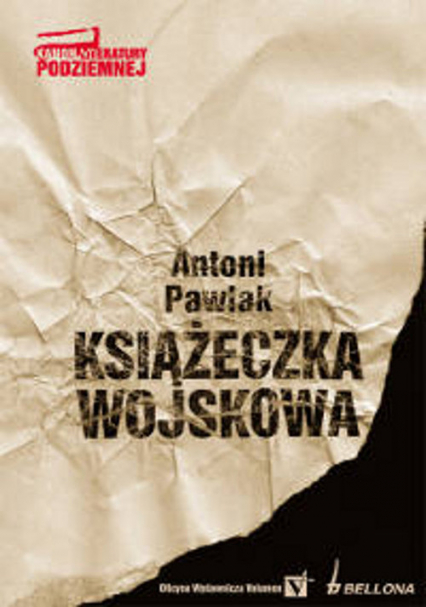 Książeczka wojskowa - Antoni Pawlak | okładka