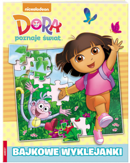 Dora poznaje świat Bajkowe wyklejanki -  | okładka