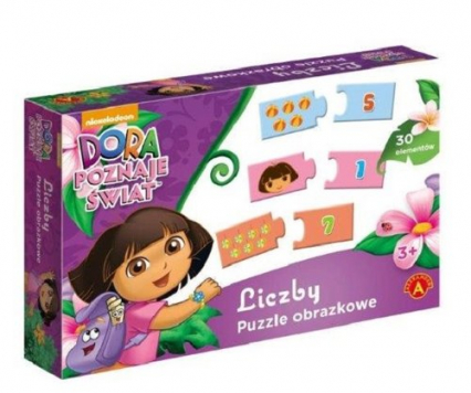 Puzzle Liczby Dora poznaje świat -  | okładka