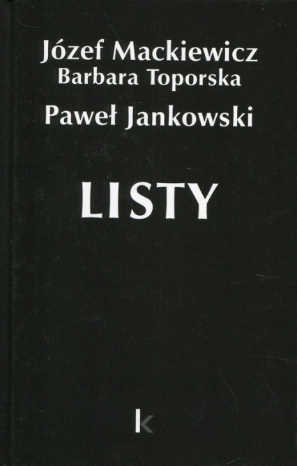 Listy Dzieła 26 - Jankowski Paweł | okładka