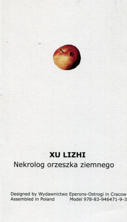 Nekrolog orzeszka ziemnego - Xu Lizhi | okładka