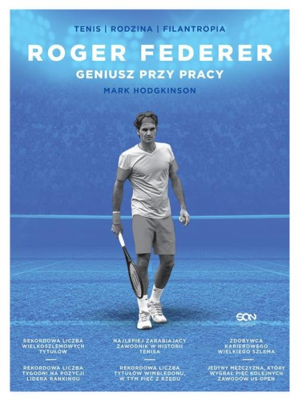 Roger Federer Geniusz przy pracy - Mark Hodgkinson | okładka