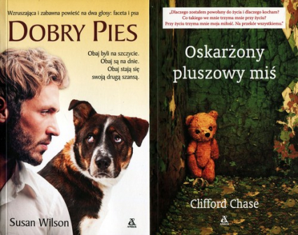 Dobry pies / Oskarżony pluszowy miś Pakiet - Clifford Chase, Susan Wilson | okładka