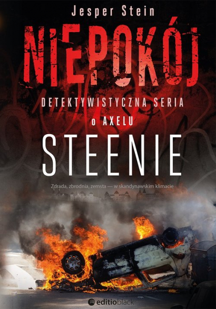 Niepokój Detektywistyczna seria o Axelu Steenie - Jesper Stein | okładka