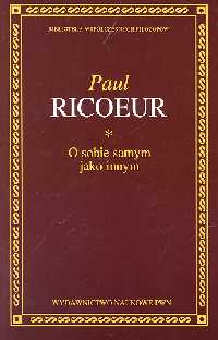 O sobie samym jako innym - Paul Ricoeur | okładka