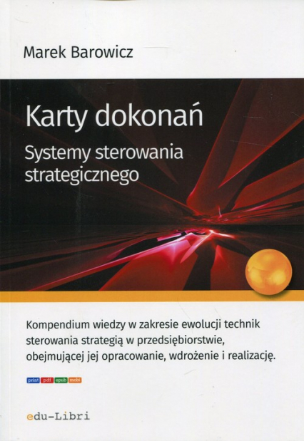 Karty dokonań Systemy sterowania strategicznego - Marek Barowicz | okładka
