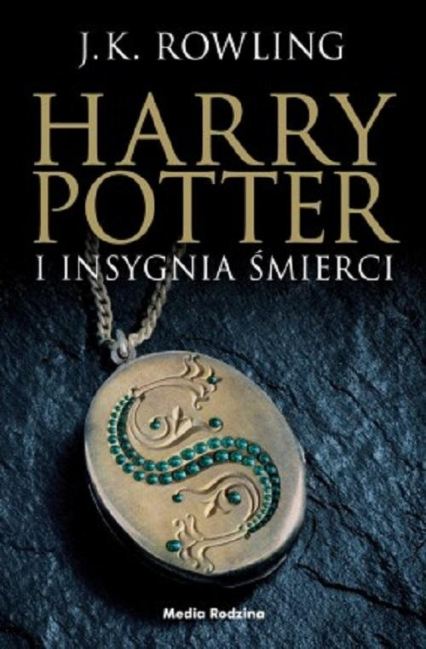 Harry Potter i Insygnia Śmierci czarna edycja - Joanne K. Rowling | okładka