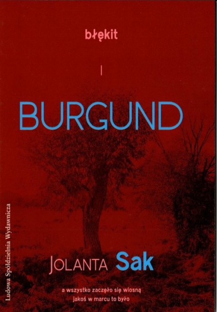Błękit i burgund - Jolanta Sak | okładka