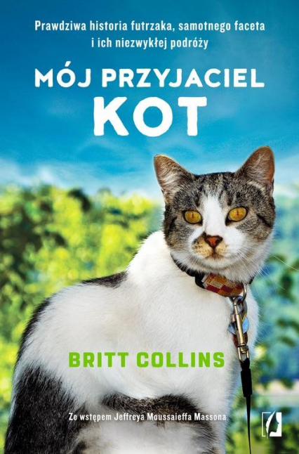 Mój przyjaciel kot Prawdziwa historia futrzaka, samotnego faceta i ich niezwykłej podróży - Britt Collins | okładka