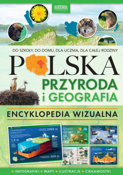 Polska Przyroda i geografia Encyklopedia wizualna Encyklopedie wizualne OldSchool -  | okładka