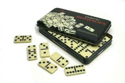 Domino 28szt metalowa puszka -  | okładka