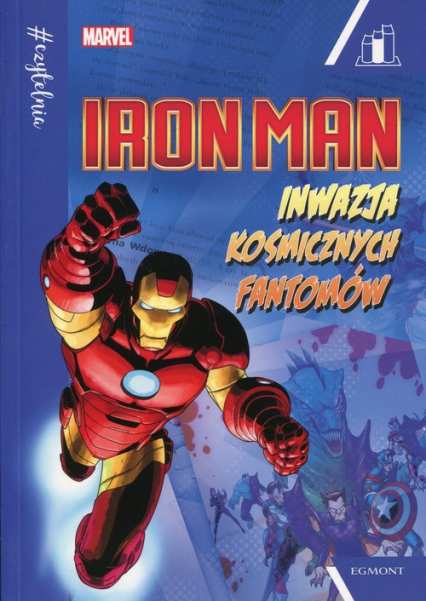 Marvel Iron Man Inwazja kosmicznych fantomów Seria niebieska - Behling Steve | okładka