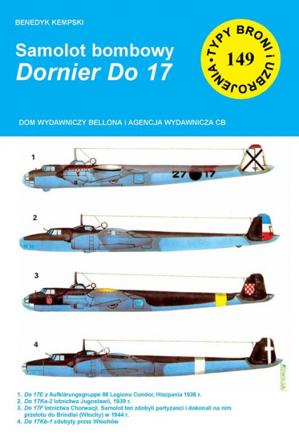Samolot bombowy Dornier Do 17 - Benedykt Kempski | okładka