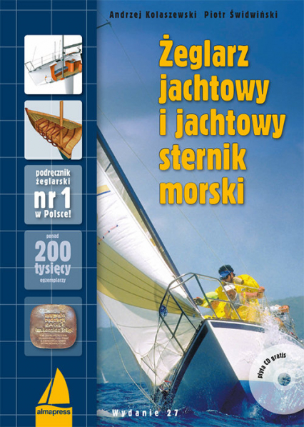Żeglarz jachtowy i jachtowy sternik morski + CD - Andrzej Kolaszewski, Świdwiński Piotr | okładka