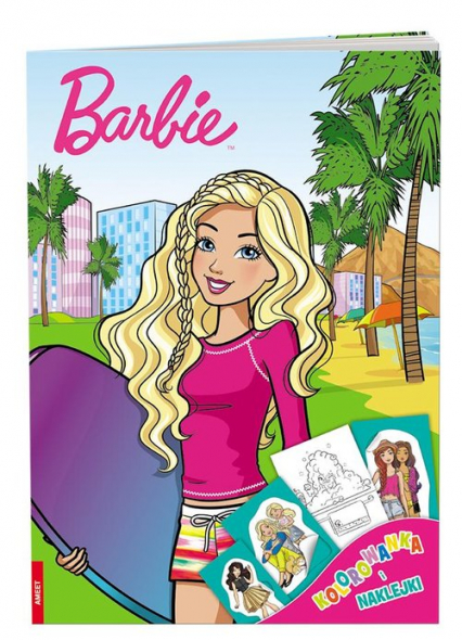 Barbie Kolorowanka i naklejki DPN-110 - Opracowanie Zbiorowe | okładka