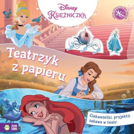 Teatrzyk z papieru Księżniczki Disney - Opracowanie Zbiorowe | okładka