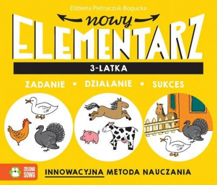Nowy elementarz 3-latka - Elżbieta Pietruczuk-Bogucka | okładka