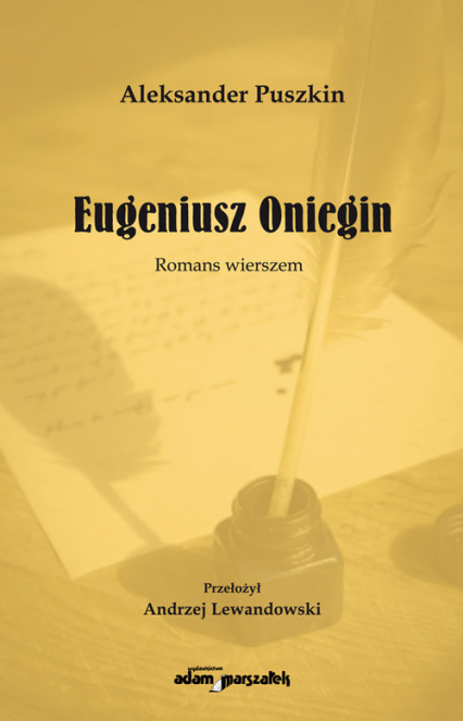 Eugeniusz Oniegin Romans wierszem - Aleksander Puszkin | okładka