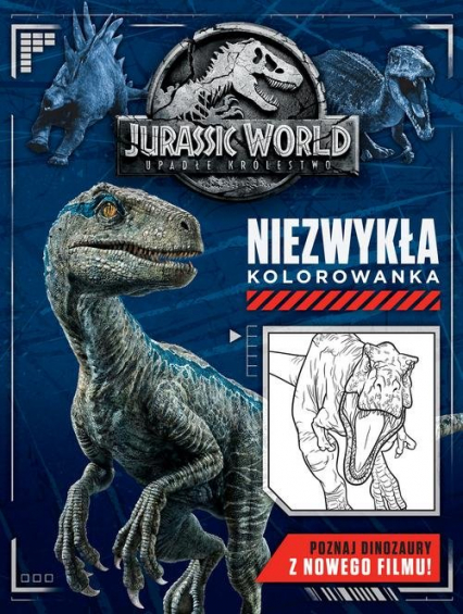 Jurassic World 2 Niezwykła kolorowanka - Jacqui Butler | okładka