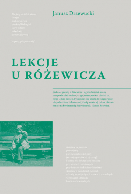 Lekcje u Różewicza - Janusz Drzewucki | okładka