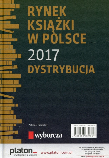 Rynek książki w Polsce 2017 Dystrybucja - Gołębiewski Łukasz, Waszczyk Paweł | okładka
