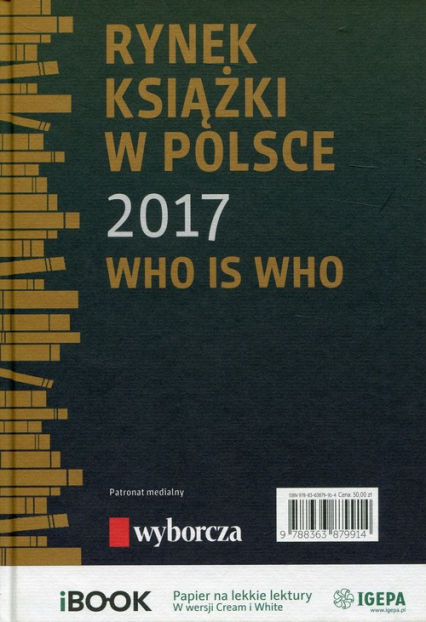 Rynek książki w Polsce 2017 Who is who - Dobrołęcki Piotr, Tenderenda-Ożóg Ewa | okładka