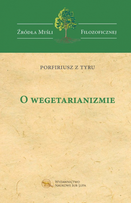 O wegetarianizmie - Porfiriusz z Tyru | okładka