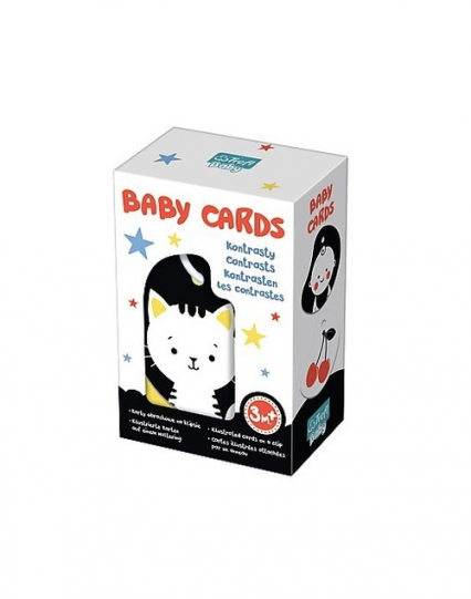 Karty na klipsie Baby Cards Kontrasty -  | okładka