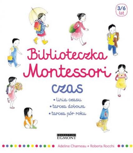 Biblioteczka Montessori Czas - Adeline Charneau | okładka