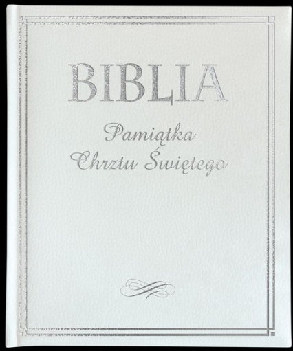 Biblia Pamiątka Chrztu Świętego - Lizzie Ribbons | okładka