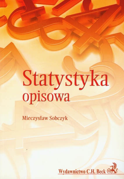 Statystyka opisowa - Mieczysław Sobczyk | okładka