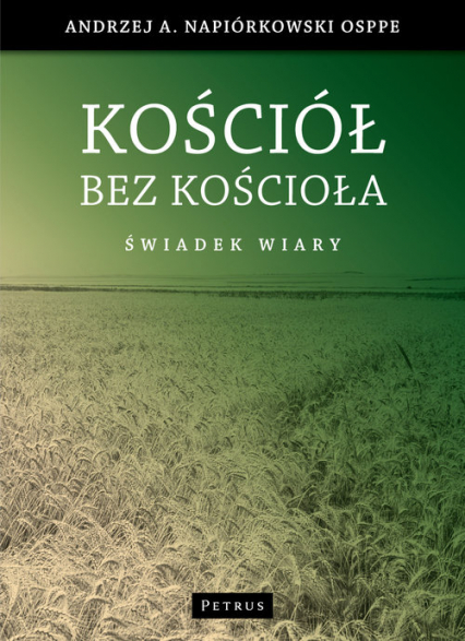 Kościół bez kościoła Świadectwo wiary - Andrzej Napiórkowski | okładka