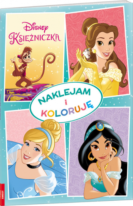 Disney Księżniczka Naklejam I Koloruję NAK-7 -  | okładka
