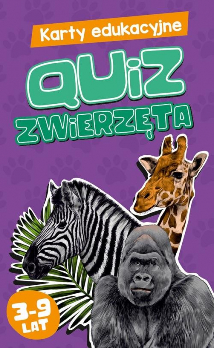 Karty edukacyjne Quiz Zwierzęta - Paweł Czapczyk | okładka