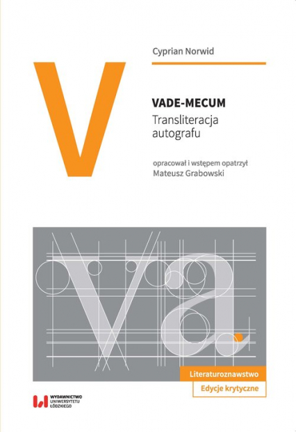 Vade-mecum Transliteracja autografu - Cyprian Norwid | okładka