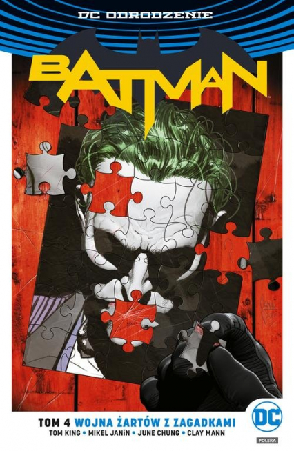 Batman Tom 4 Wojna Żartów z Zagadkami - King Tom | okładka