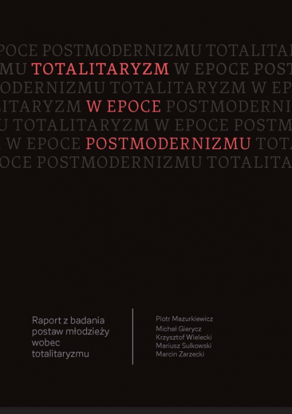 Totalitaryzm w epoce postmodernizmu Raport z badania postaw młodzieży wobec totalitaryzmu - Sulkowski Mariusz, Zarzecki Marcin | okładka