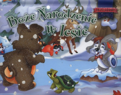 Boże Narodzenie w lesie Rozkładanki - | okładka