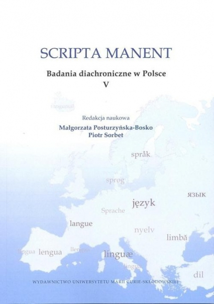 Scripta manent Badania diachroniczne w Polsce V - | okładka