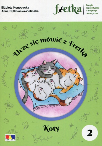 Uczę się mówić z Fretką 2 Koty - Konopacka Elżbieta, Rutkowska-Zielińska Anna | okładka