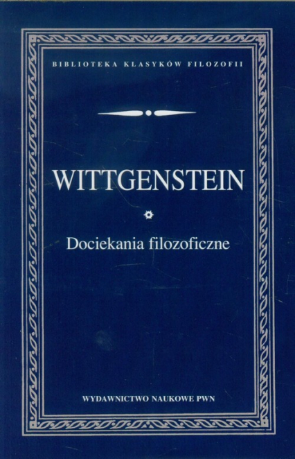 Dociekania filozoficzne - Ludwig Wittgenstein | okładka