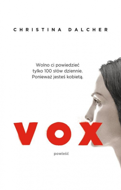 Vox - Christina Dalcher | okładka