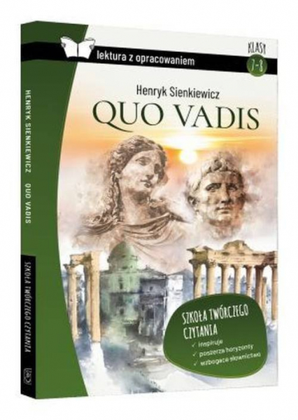 Quo vadis Lektura z opracowaniem SBM - Henryk Sienkiewicz | okładka