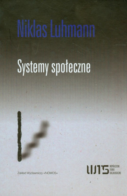 Systemy społeczne - Niklas Luhmann | okładka