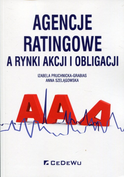 Agencje ratingowe a rynki akcji i obligacji - Anna Szelągowska, Izabela Pruchnicka-Grabias | okładka