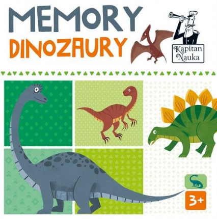 Kapitan Nauka Memory Dinozaury -  | okładka